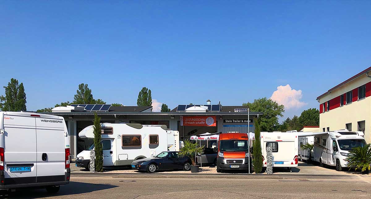 Gewerbe Stein Trailer and More - Caravan Fahrzeug Anhänger